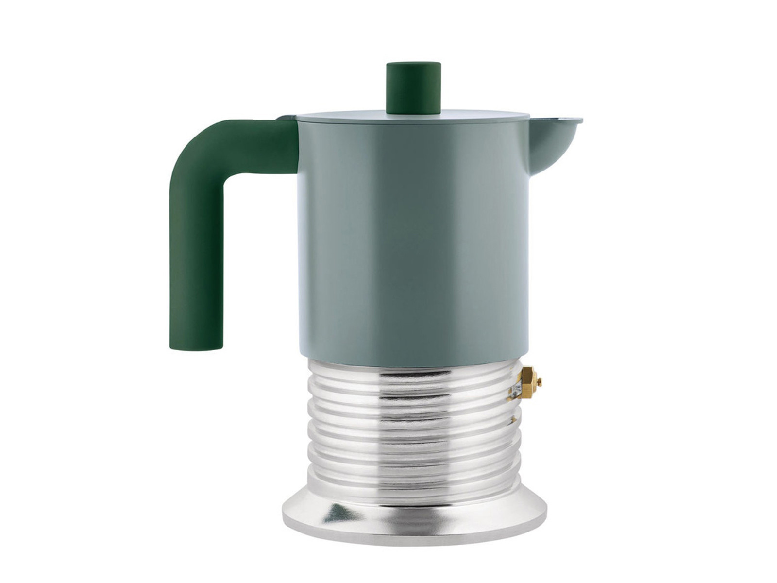 Zaparzacz do espresso Alessi Vite Sage Green 150ml x3 IND