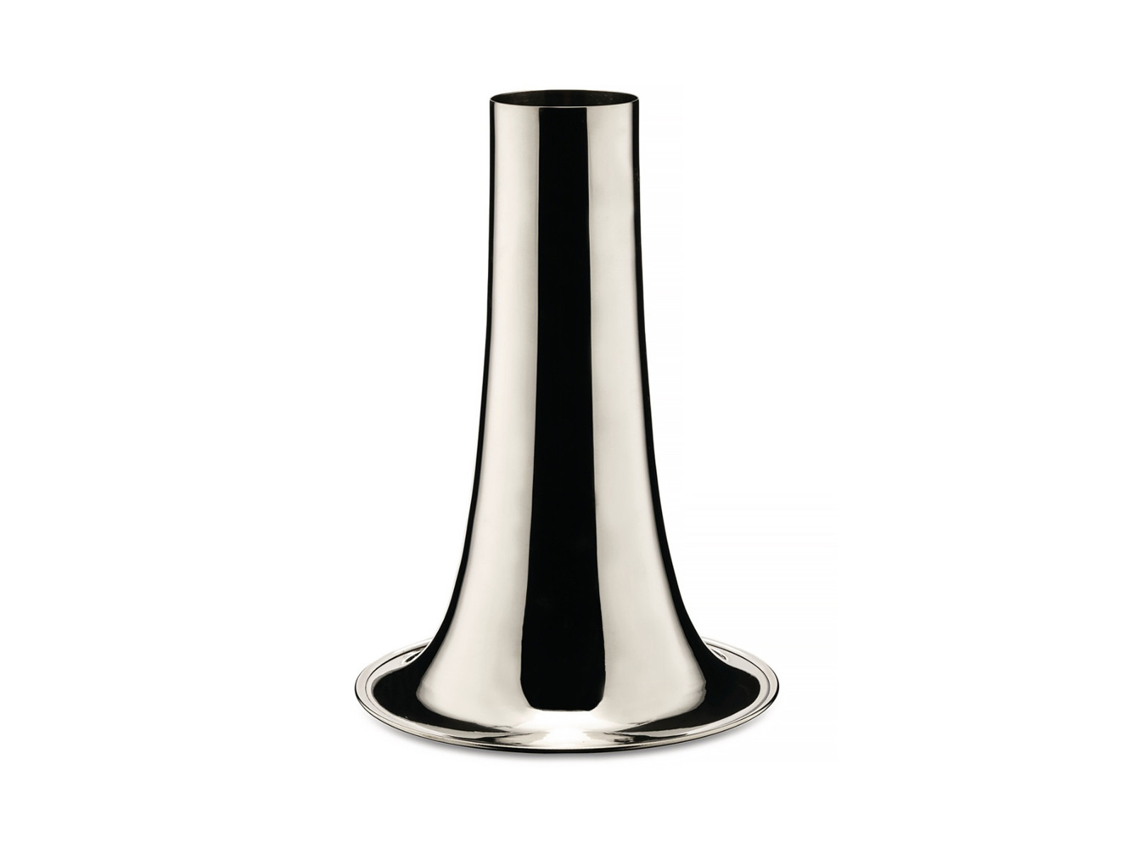 Wazon Alessi Il Tornitore Matto Trumpet Silver śr.23,5cm
