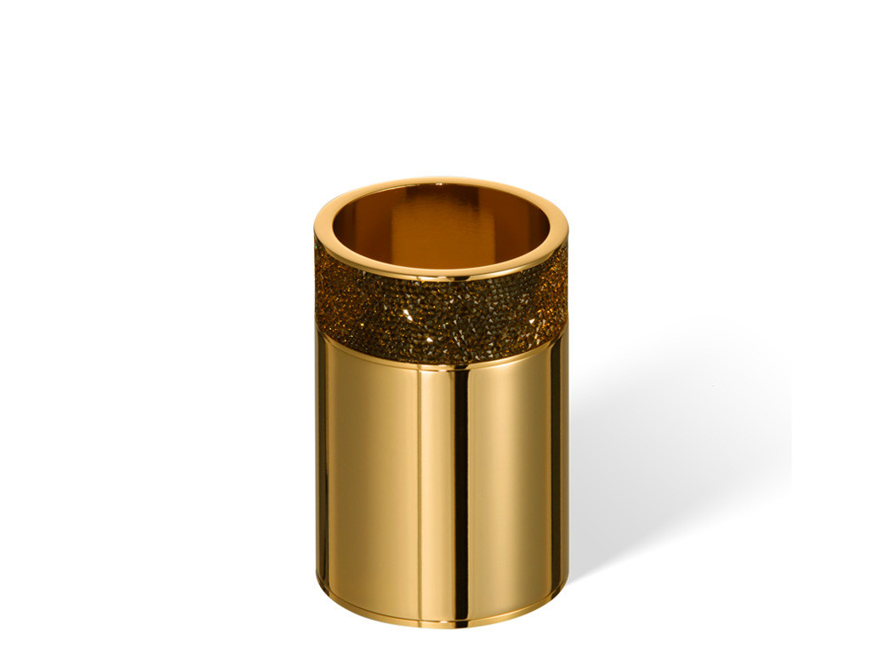 Pojemnik kosmetyczny Decor Walther Rocks Swarovski Crystal BOD1 Gold