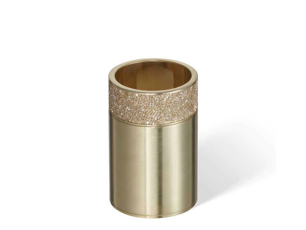 Pojemnik kosmetyczny Decor Walther Rocks Swarovski Crystal BOD1 Gold Matt