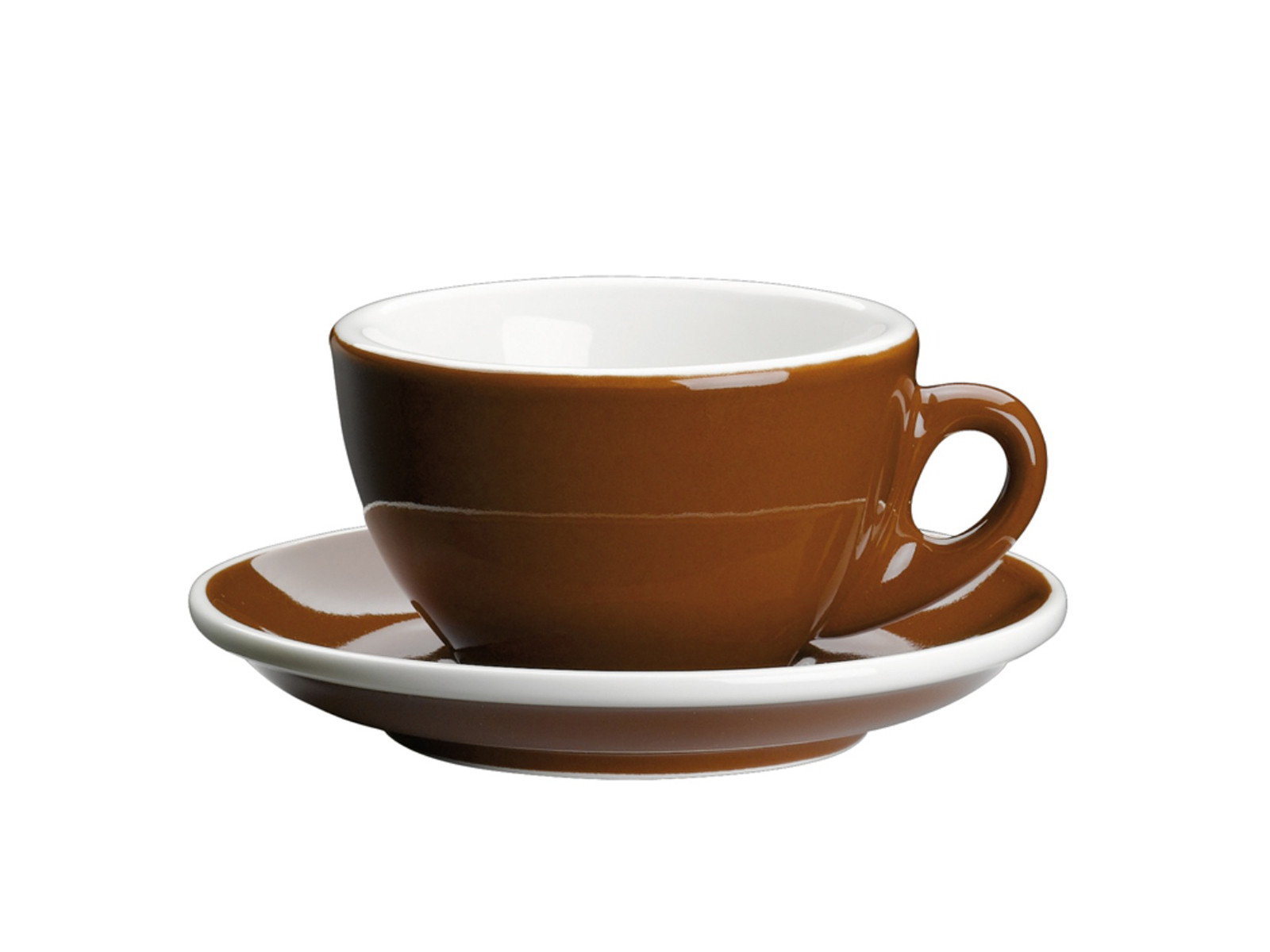 Filiżanka do cappuccino ze spodkiem Cilio Roma Marone 100ml