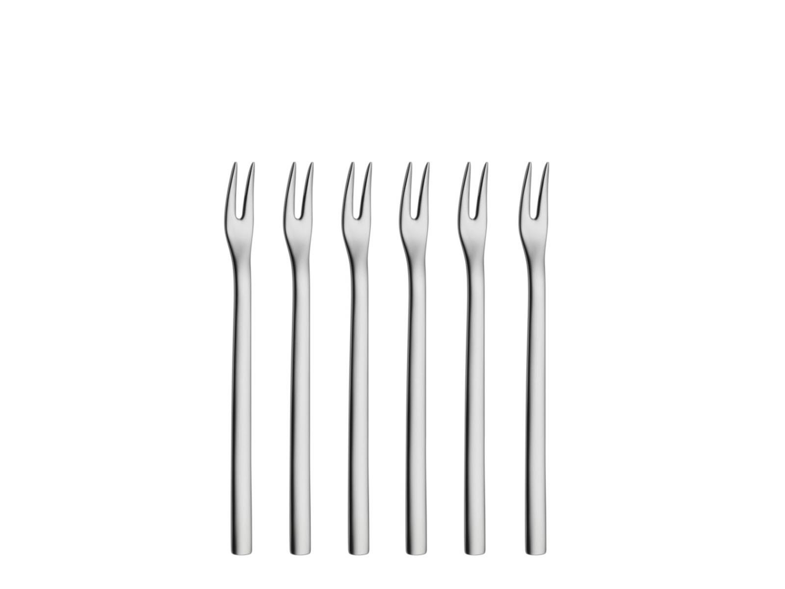 Widelczyk koktajlowy zestaw x6 WMF Nuova Silver