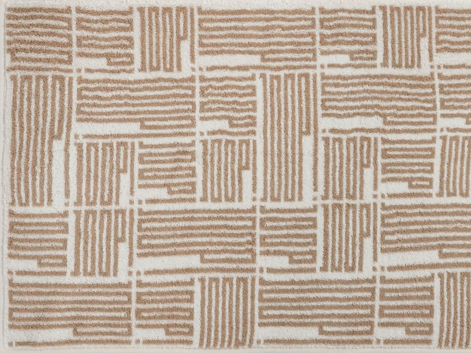Ręcznik Joop Bars Allover Creme 80x150