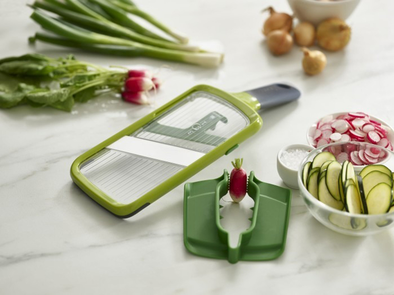 Szatkownica do warzyw Joseph Joseph PowerGrip Green