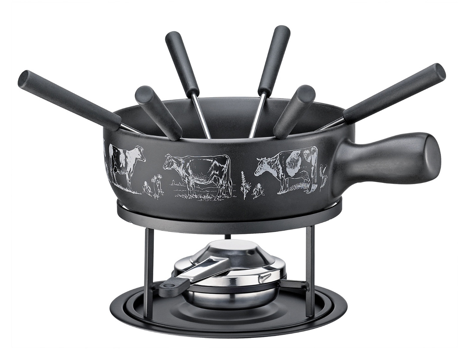 Zestaw do fondue serowego Kuchenprofi St.Gallen 2l dla 6 osób