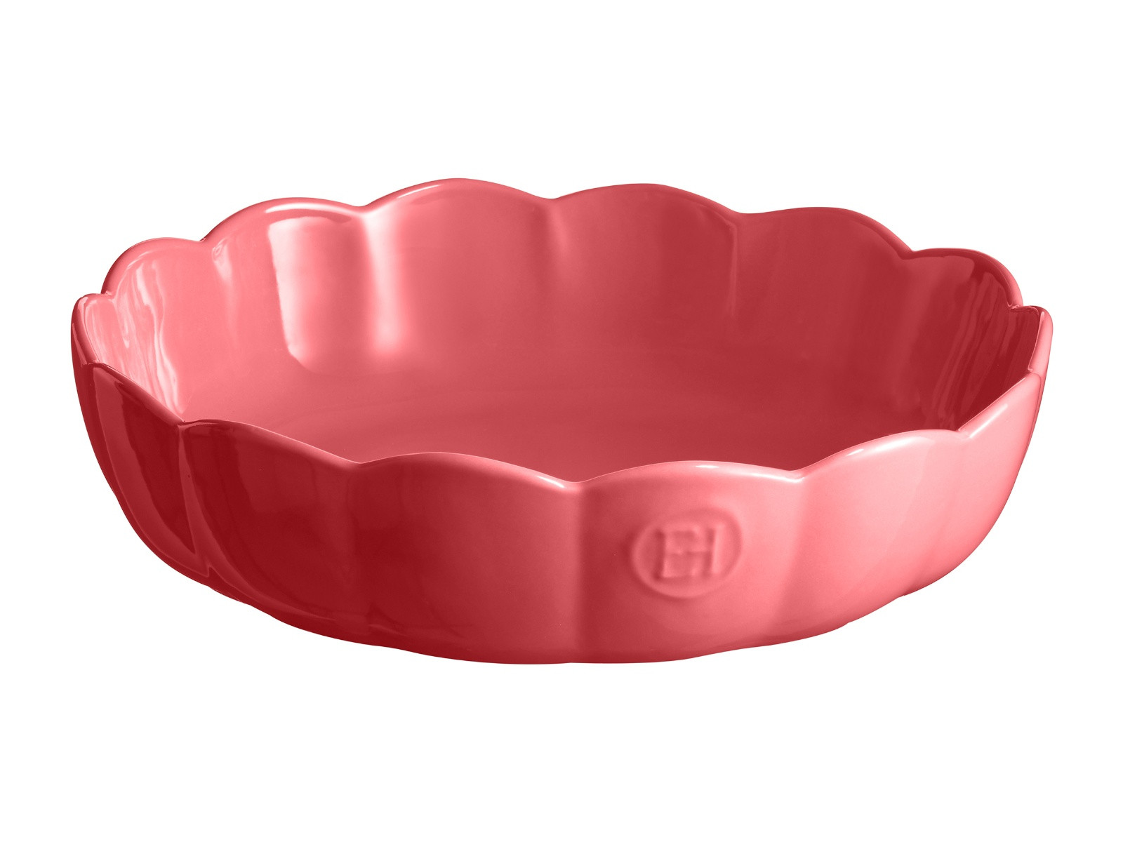Naczynie do zapiekania Emile Henry Madeleine Round 26cm Rose Candy
