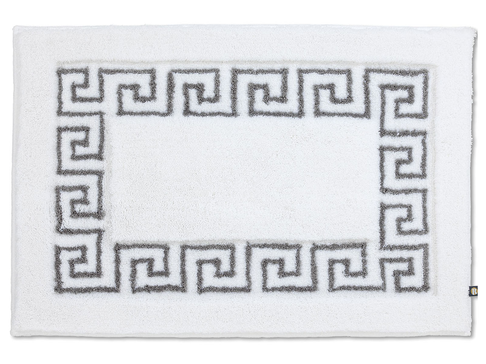 Dywanik Rhomtuft Meander White/Grey 70x120