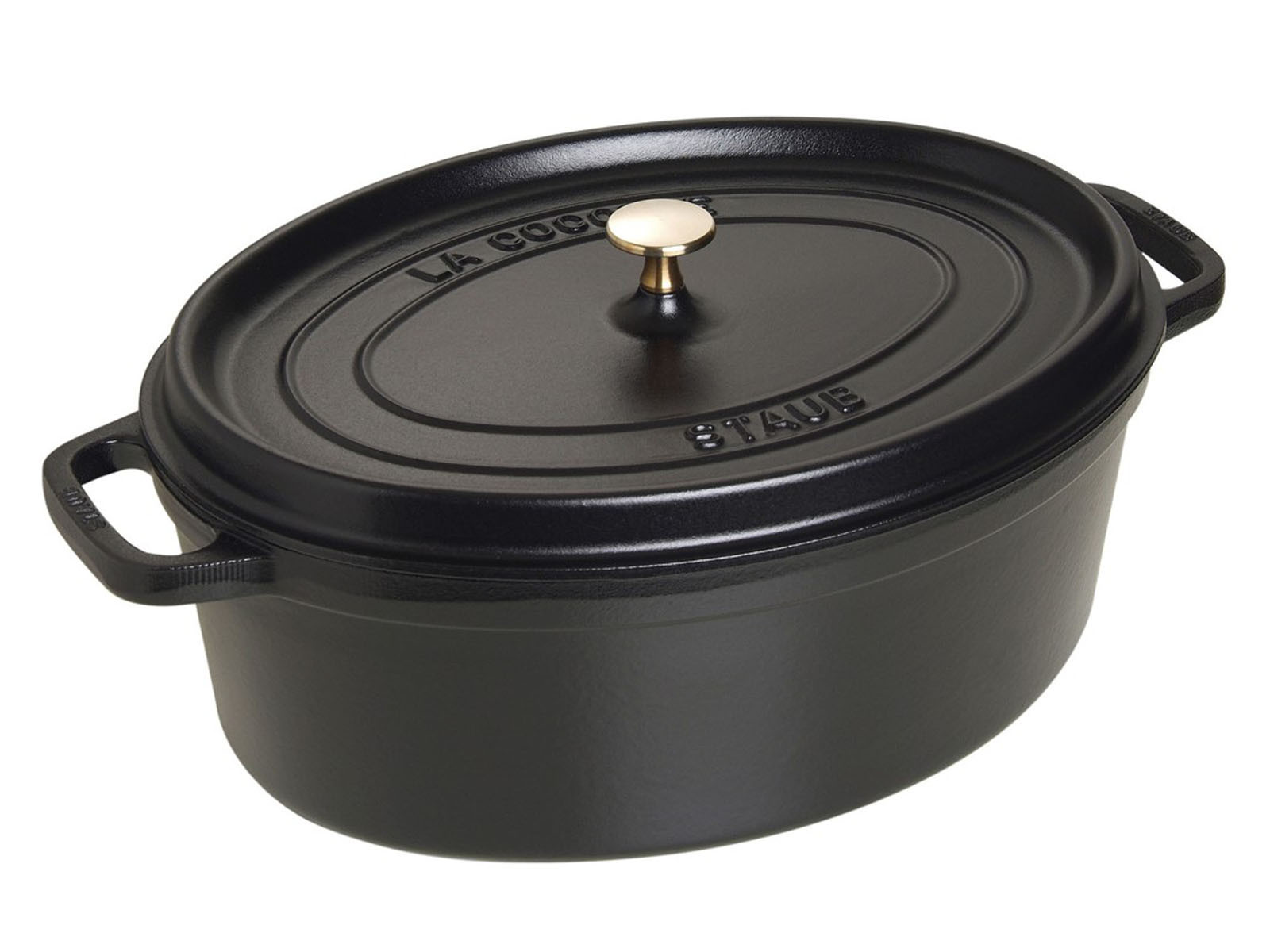 Garnek żeliwny Staub La Cocotte Oval Black 8L