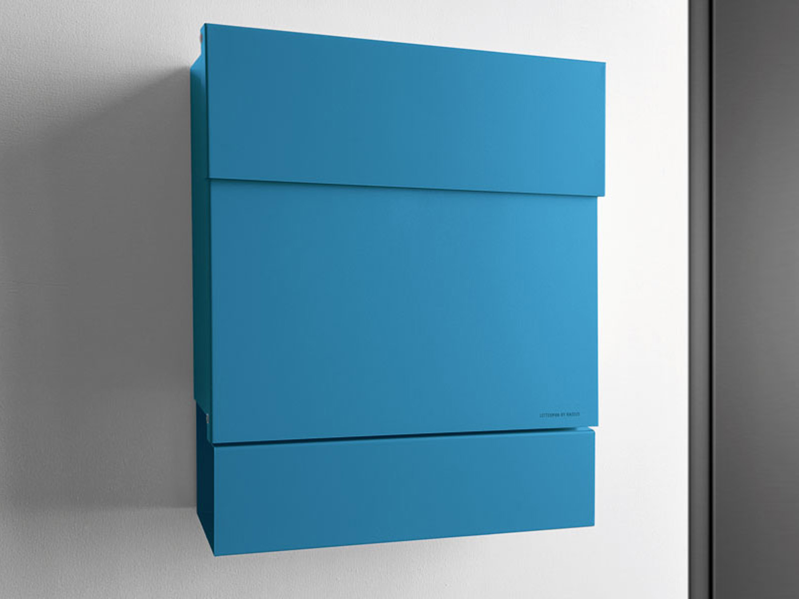 Skrzynka na listy Radius Letterman V Blue z gazetownikiem