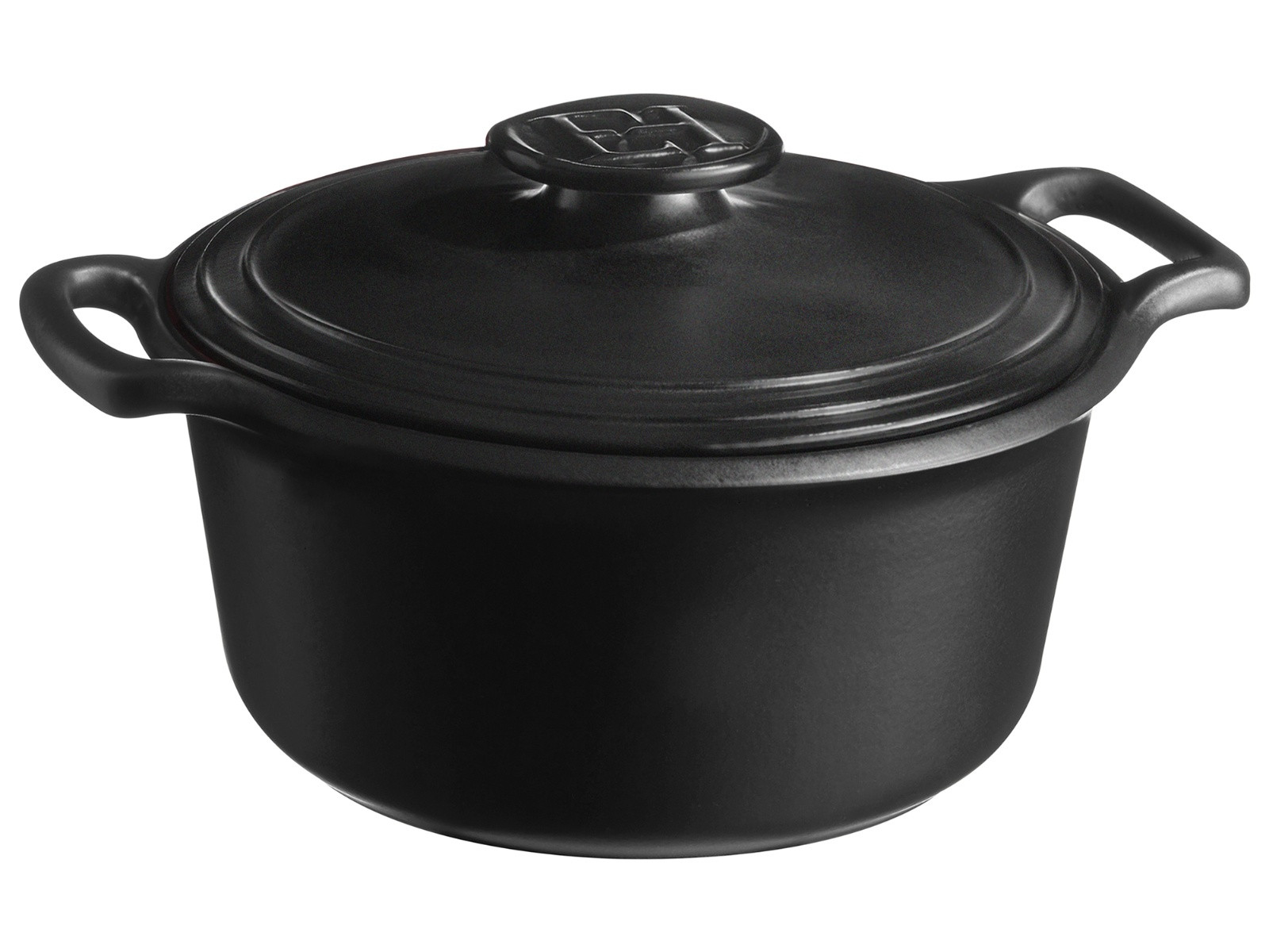 Garnek Emile Henry Sublime+ IND Black 5,5l z pokrywką
