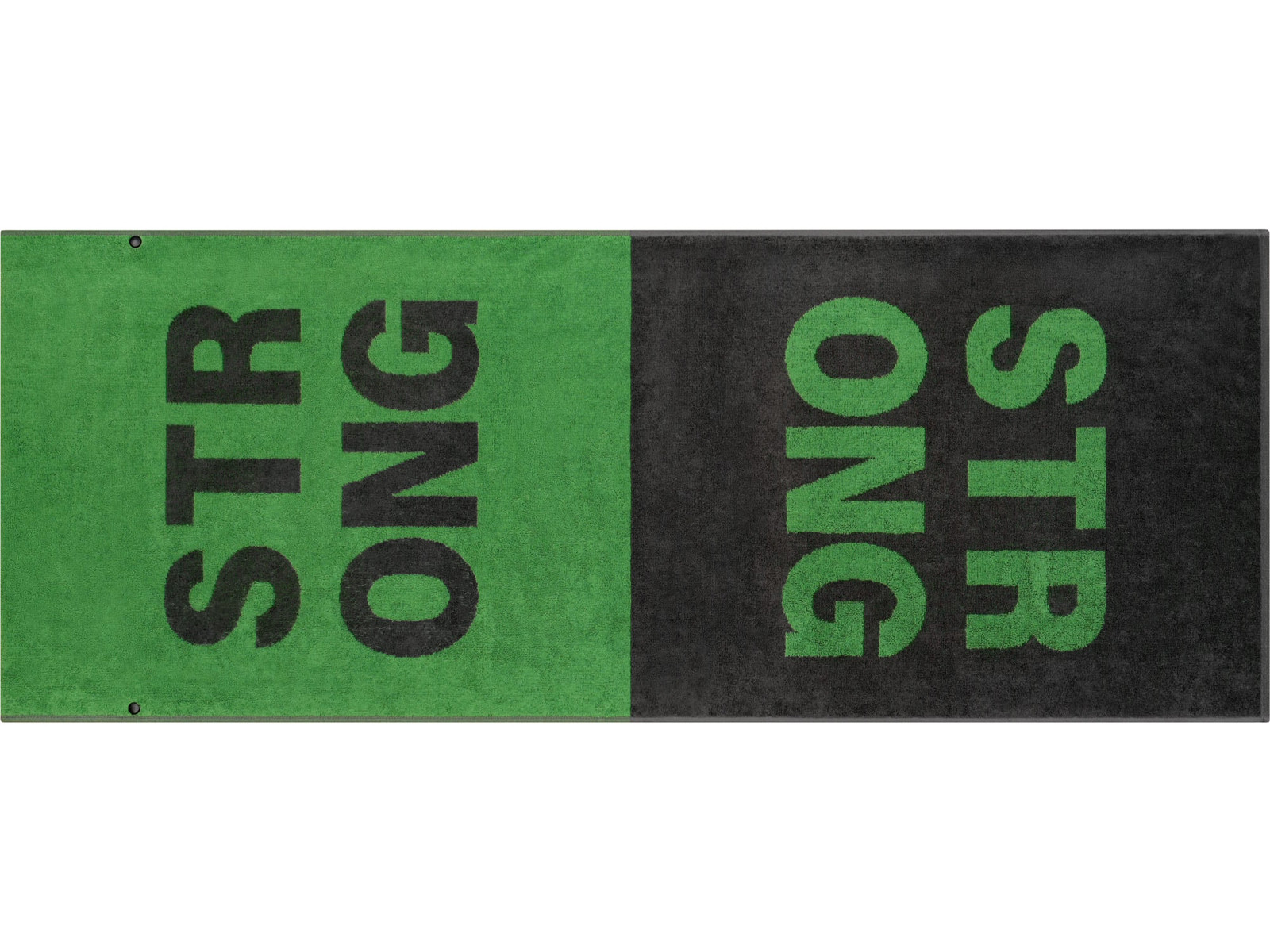 Ręcznik Cawo Fitness Strong Green/Black 50x130