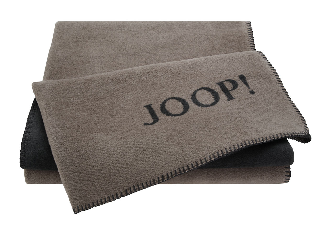 Koc Joop Doubleface Uni Taupe-Antrazit 150x200