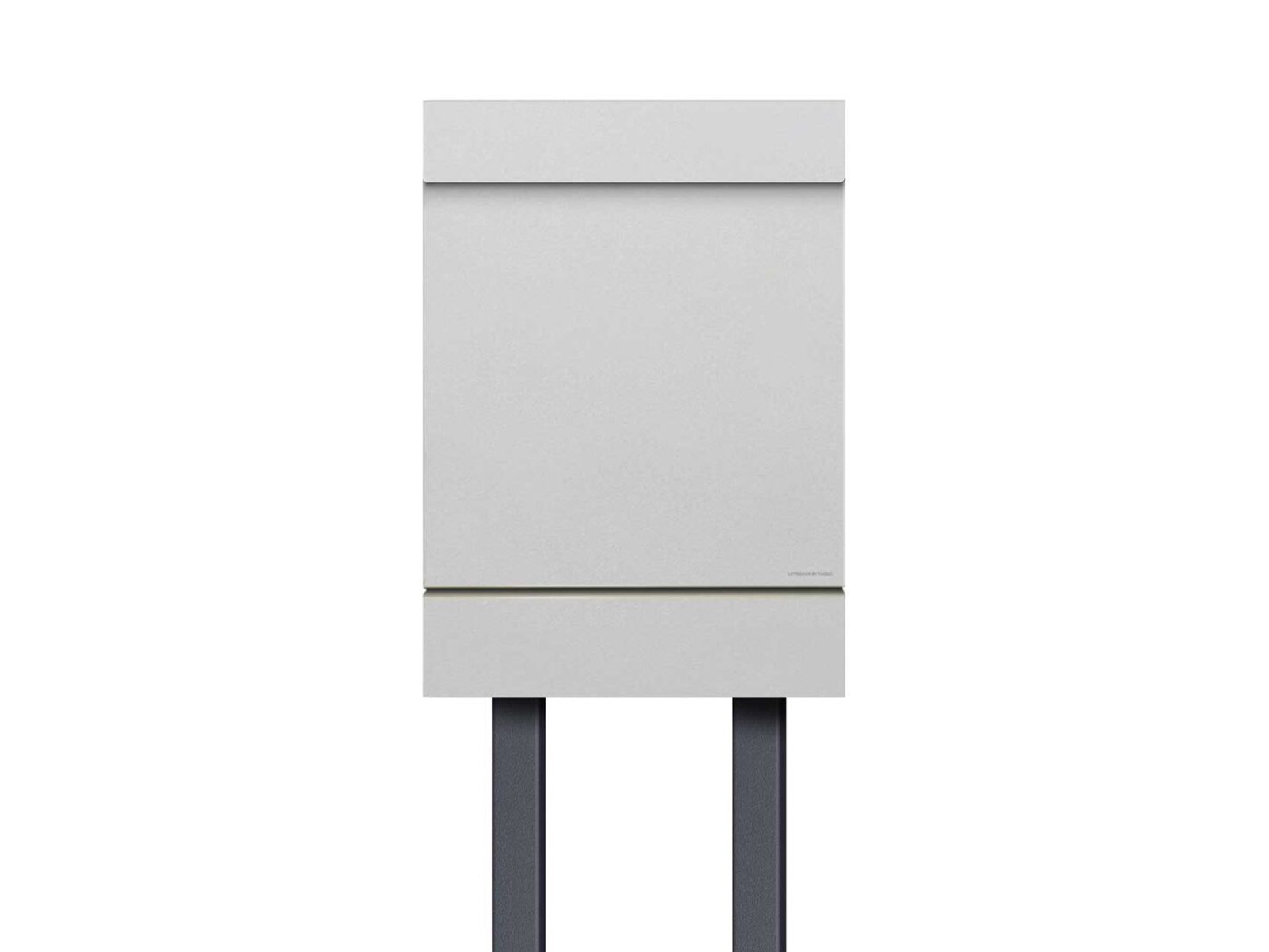 Skrzynka na listy stojąca na 2 słupkach Radius Letterman MB White z gazetownikiem