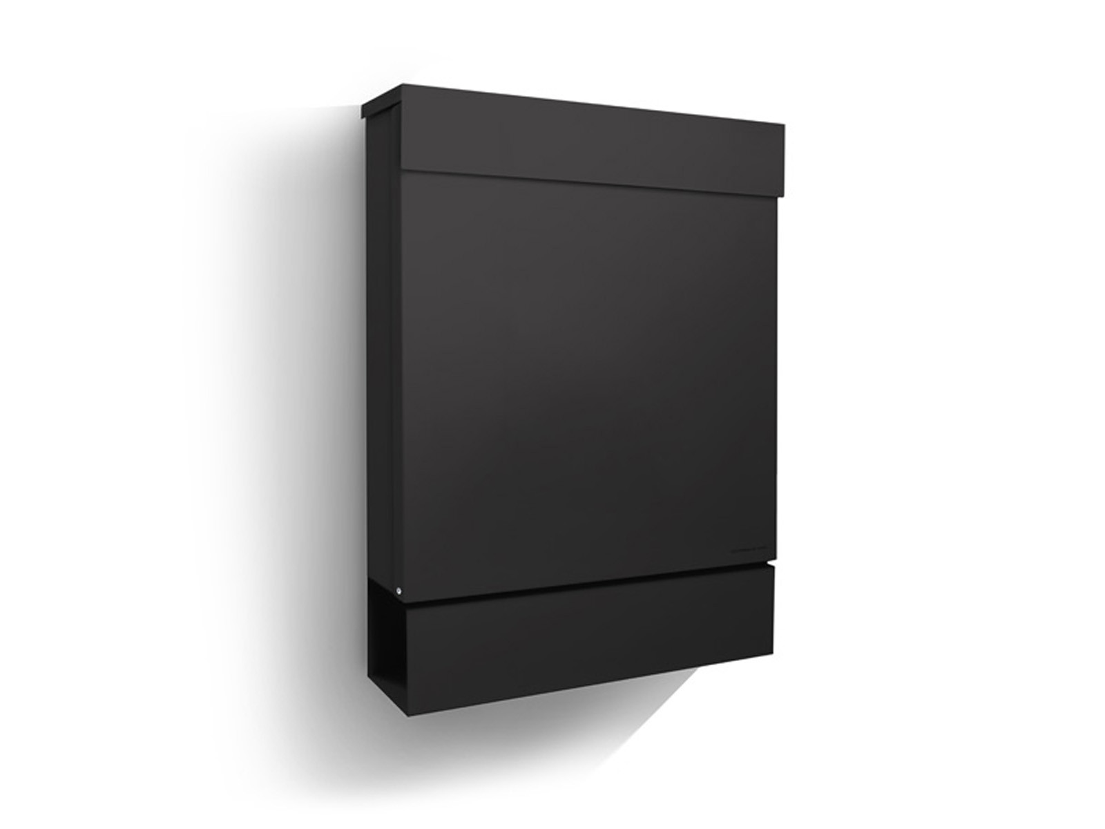 Skrzynka na listy Radius Letterman M Black z gazetownikiem