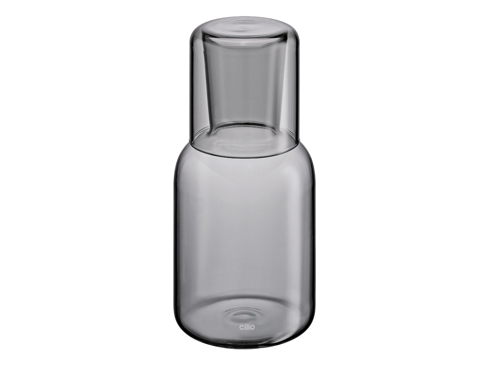 Karafka ze szklanką Cilio Lorenzo Grey 0,75l i 0,2l