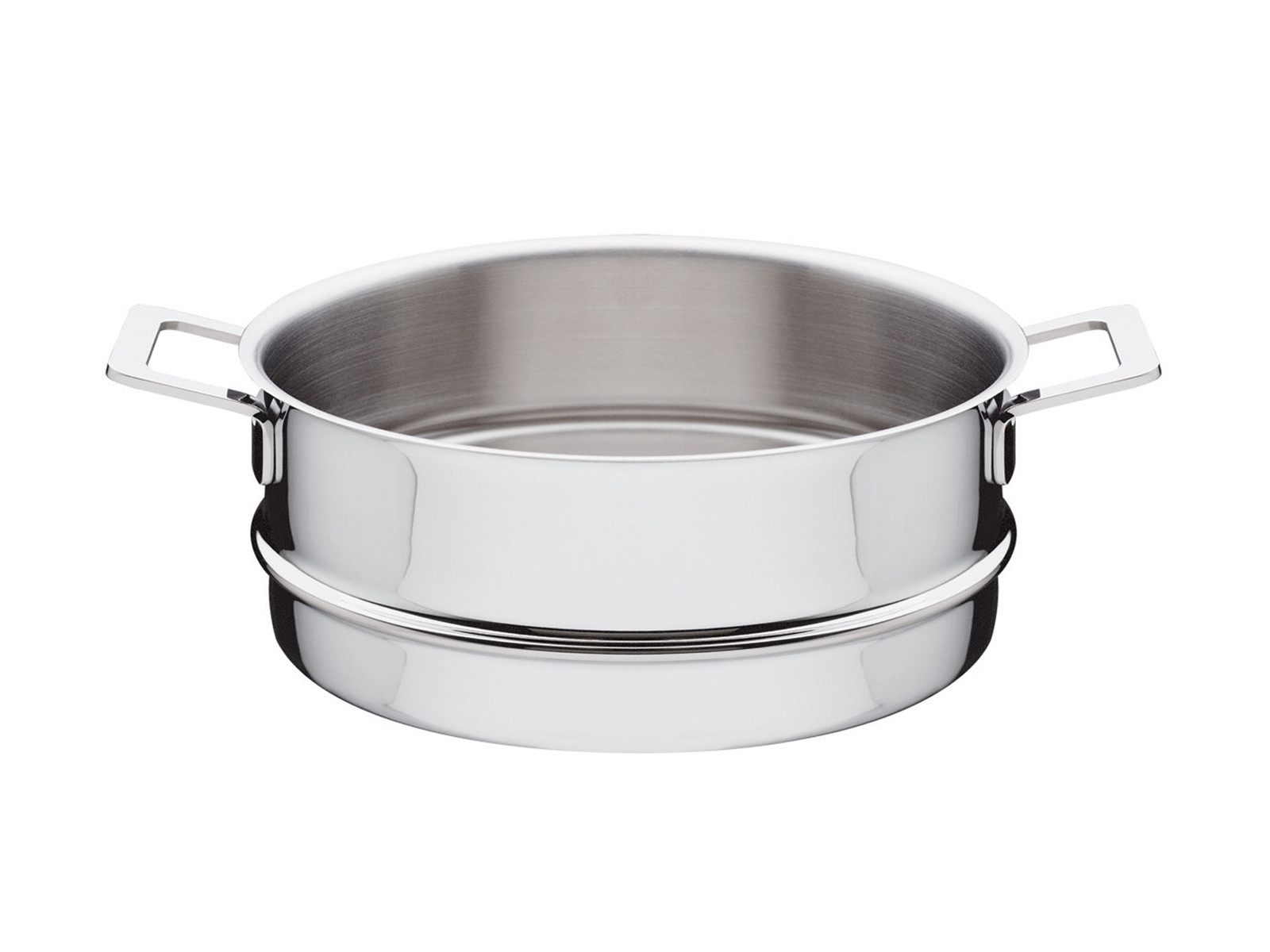 Wkład do gotowania na parze Alessi Pots&Pans Steel 24cm