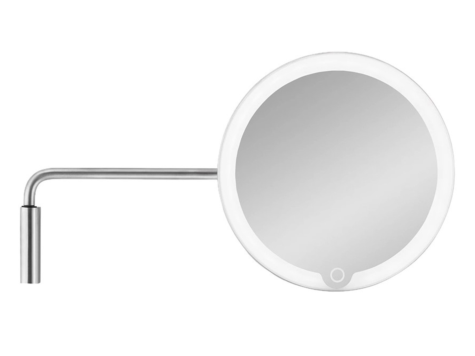 Lusterko kosmetyczne ścienne Blomus Modo Wall LED 5x Polished Steel