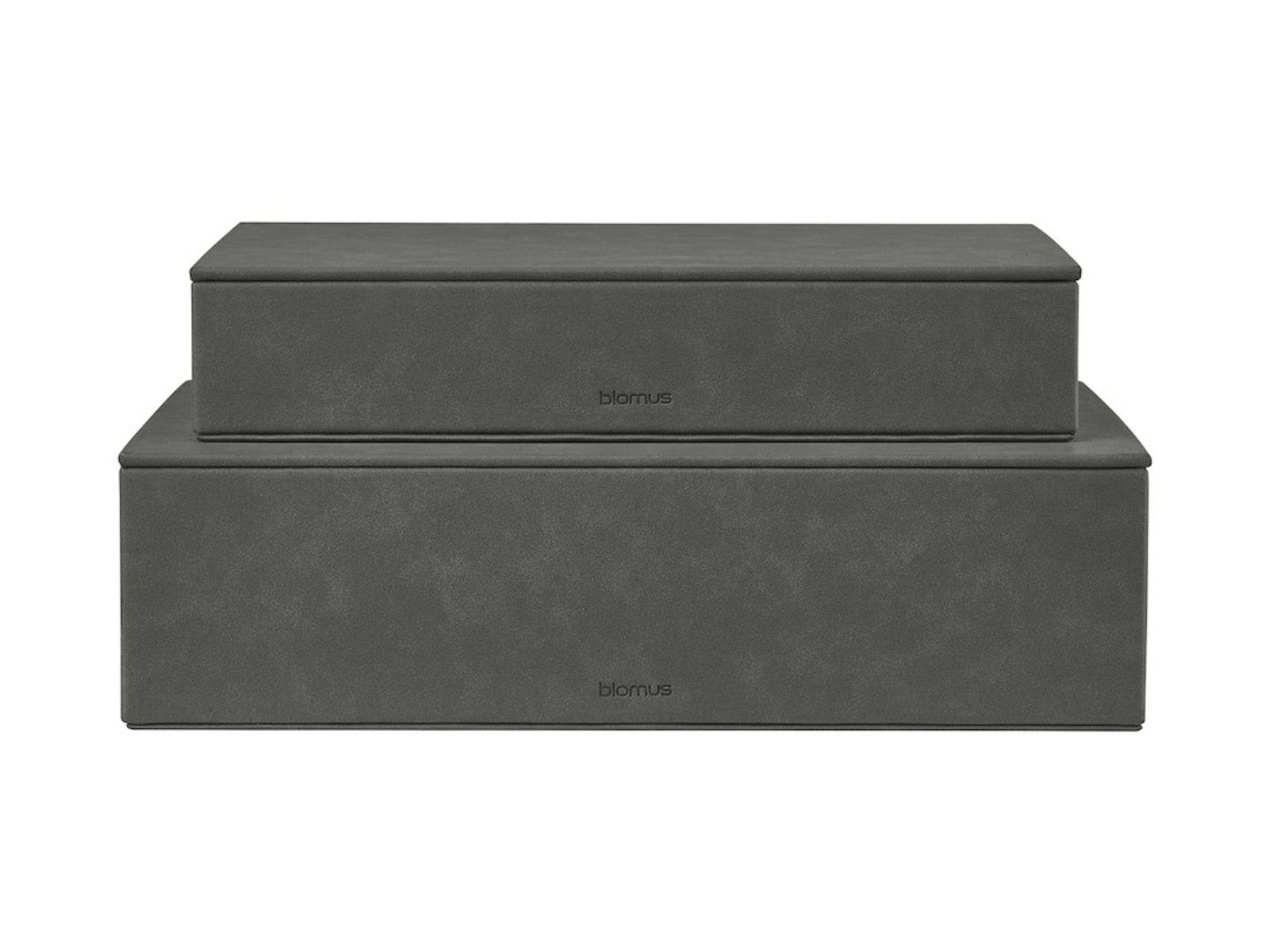 Zestaw pudełek do przechowywania Blomus Sahla Pewter x2