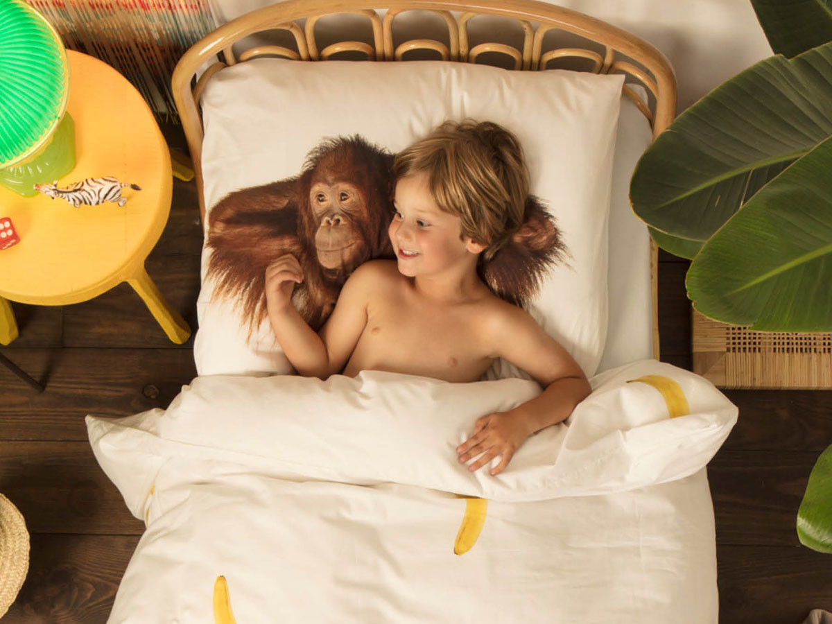 Pościel Snurk Banana Monkey 140x200