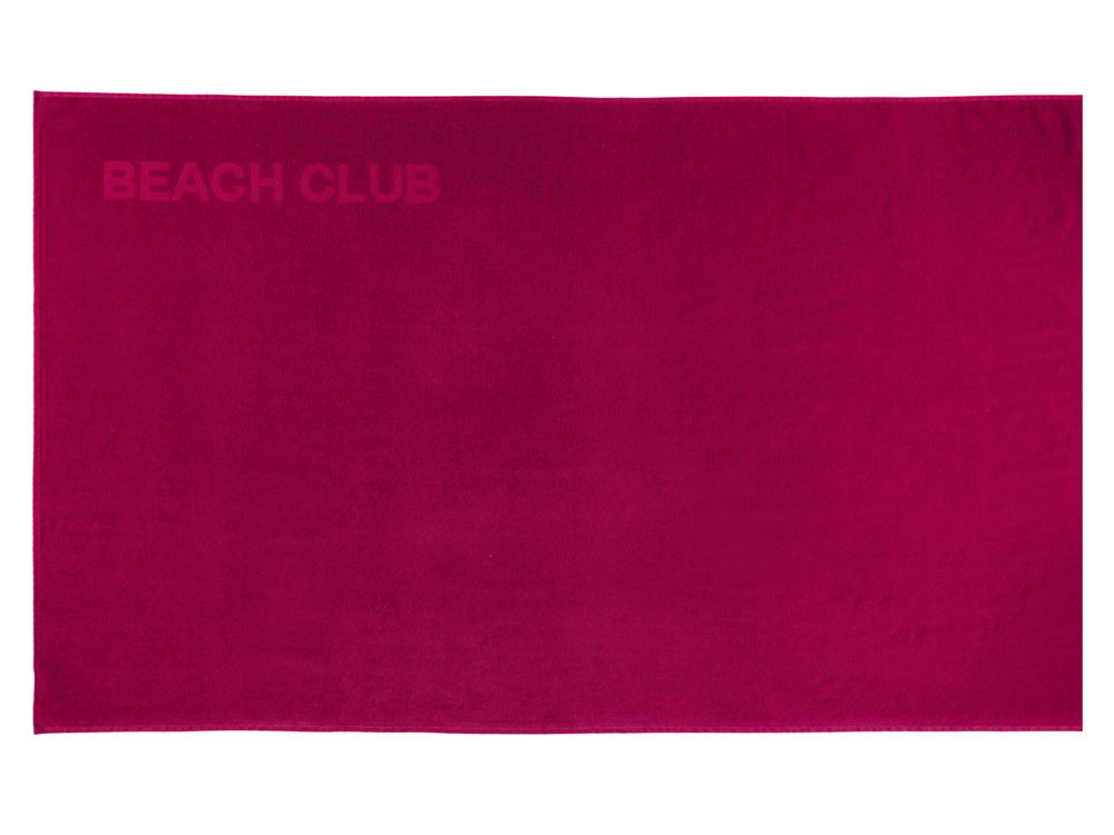 Ręcznik plażowy Vossen Beach Club Cranberry 100x180
