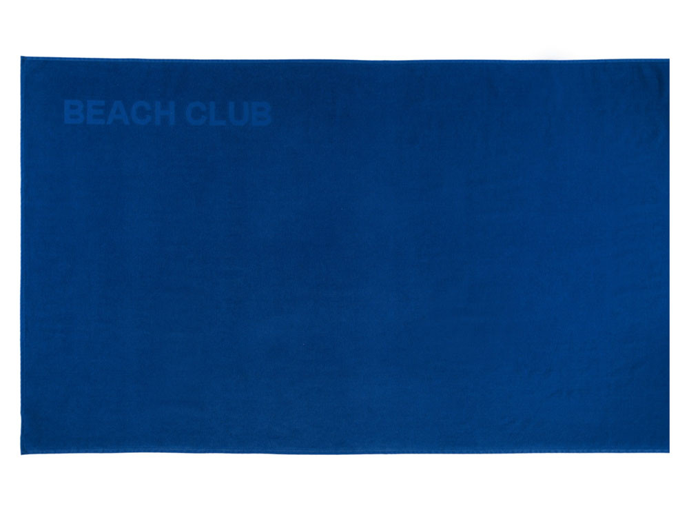 Ręcznik plażowy Vossen Beach Club Reflex Blue 100x180