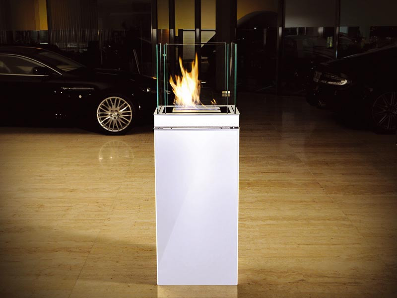 Biokominek Radius Highflame Shine White
