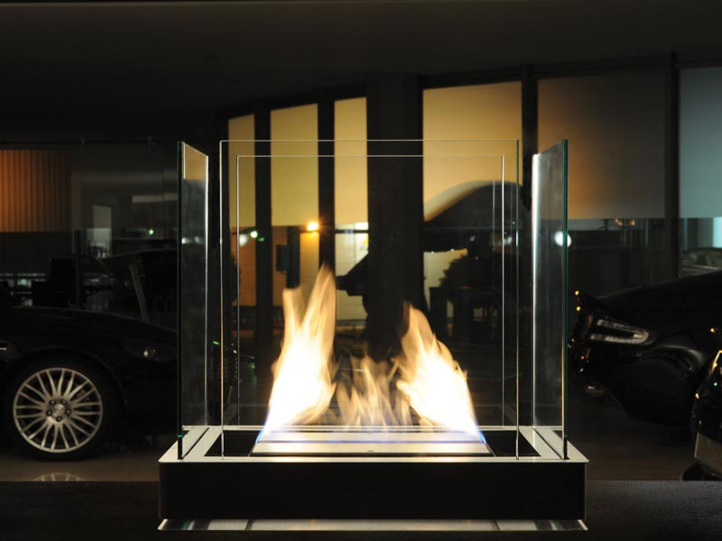 Biokominek Radius Topflame Matt Black