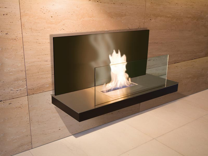 Biokominek Radius Wallflame II Matt Black Black
