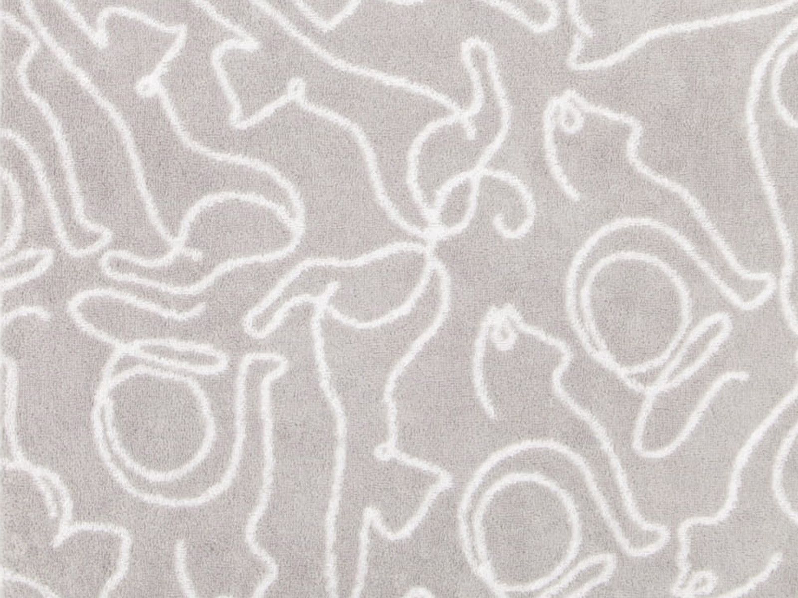 Ręcznik Cawo Love Cats Family White 30x50