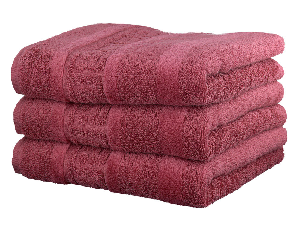Ręcznik Cawo Noblesse Greek Uni Pink