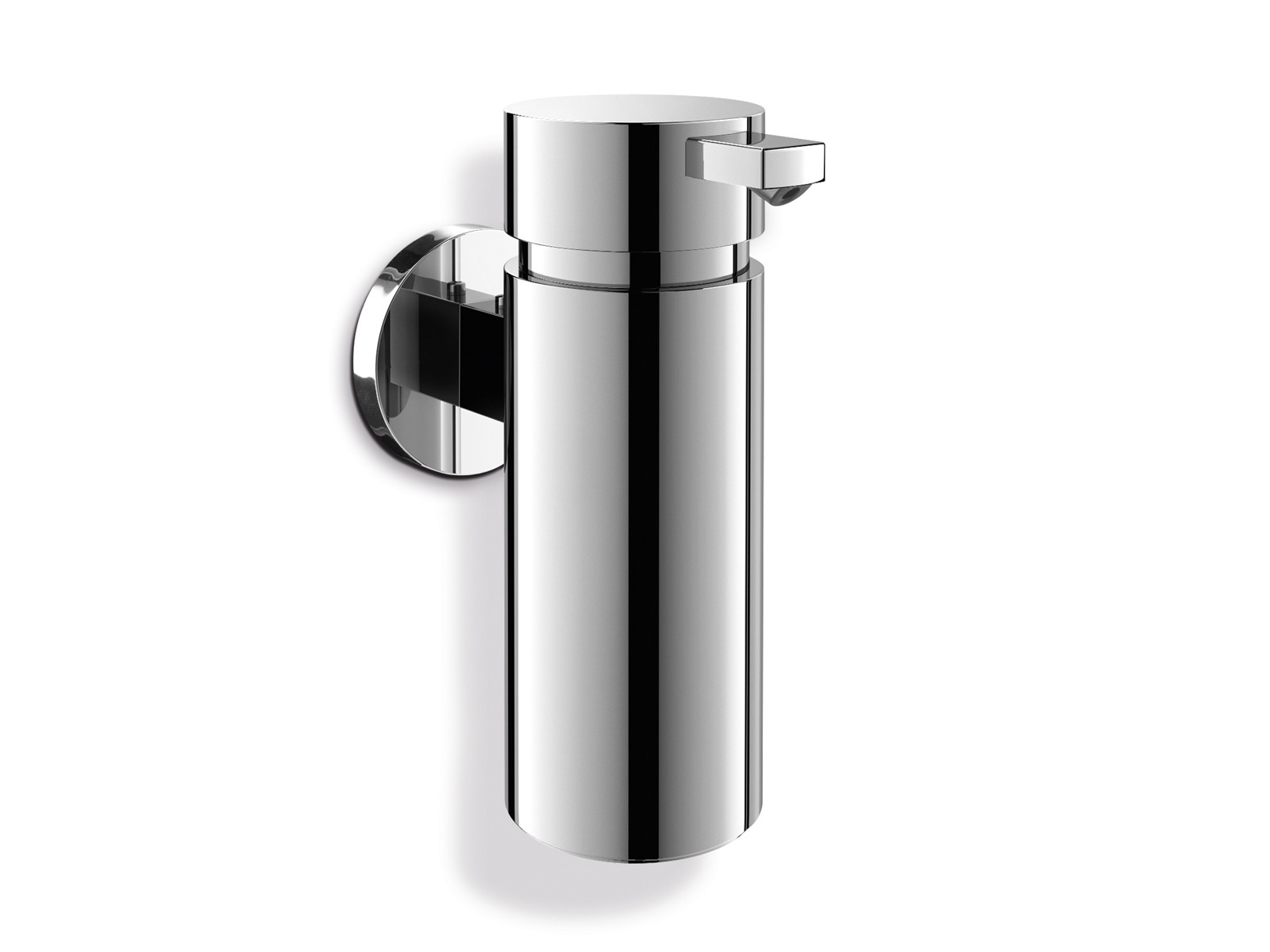 Dozownik do mydła ścienny Zack Scala Steel Polished