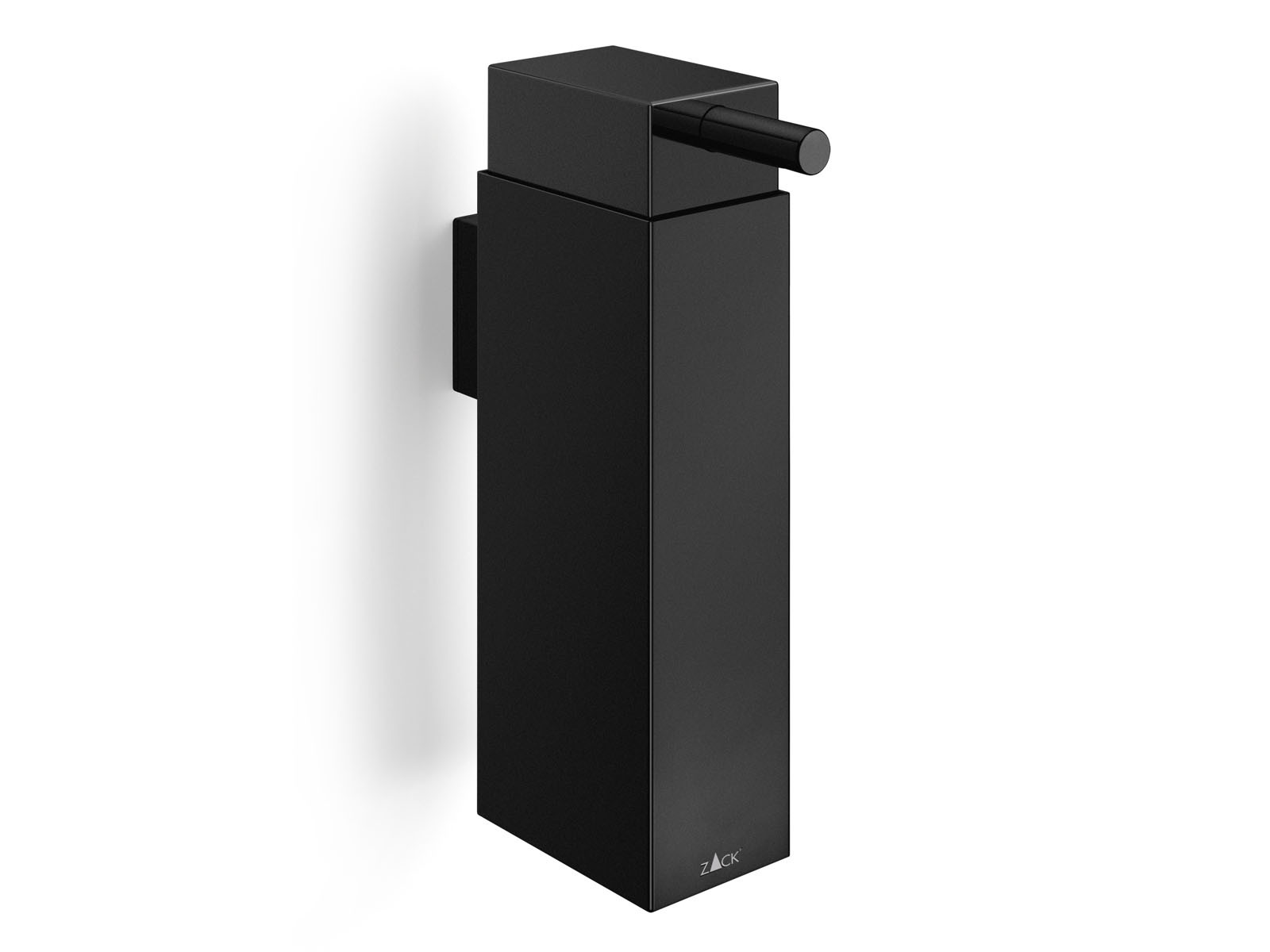 Dozownik do mydła Zack Linea Black Matt / ścienny