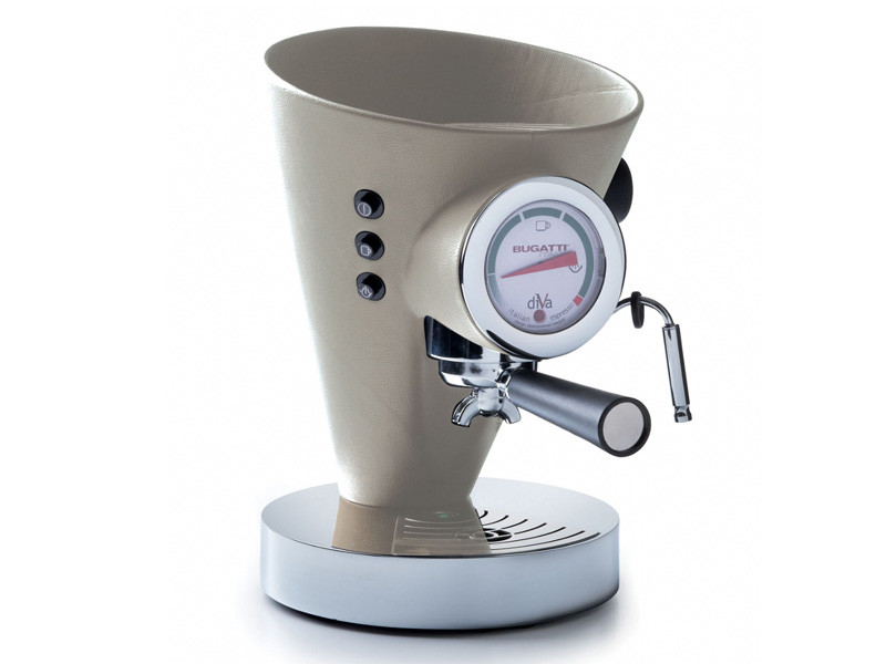 Ekspres ciśnieniowy do kawy Bugatti Individual Diva Leather Cream
