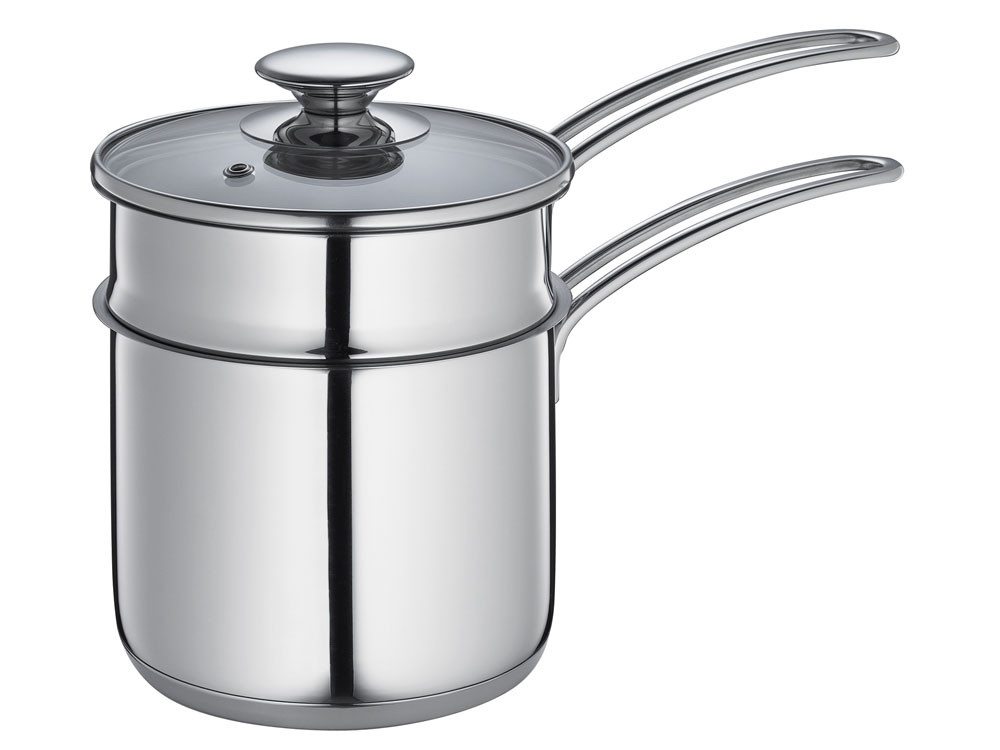 Garnek do gotowania w kąpieli wodnej Kuchenprofi Ø15,5 cm 3-częściowy