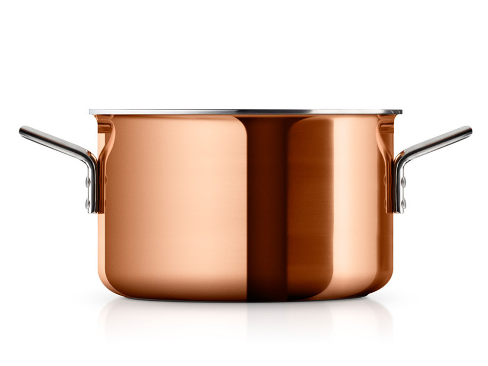 Garnek Eva Solo Trio Copper 3,9L Ø20 cm