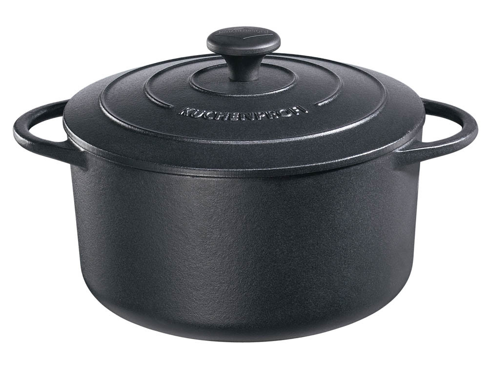 Garnek żeliwny Kuchenprofi Provence Black 4,2 L