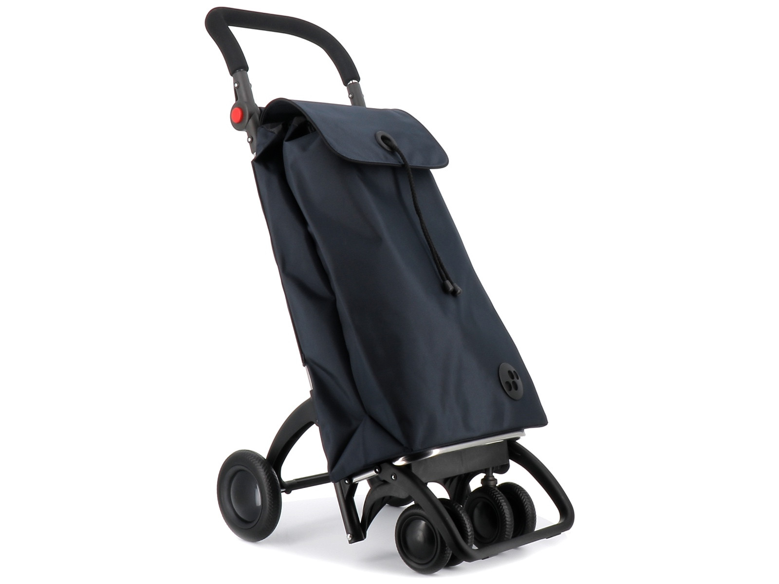 Wózek na zakupy Rolser I-Bag 4.2 TOUR Plus Graphite / dwukierunkowy składany regulowany skrętny