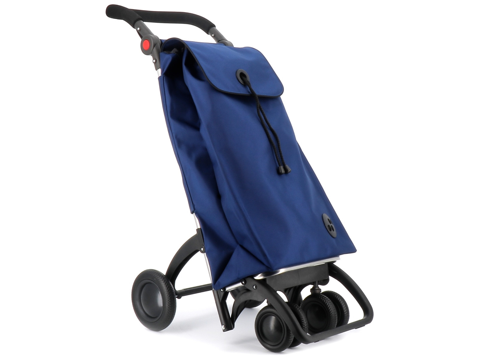Wózek na zakupy Rolser I-Bag 4.2 TOUR Plus Blue / dwukierunkowy składany regulowany skrętny