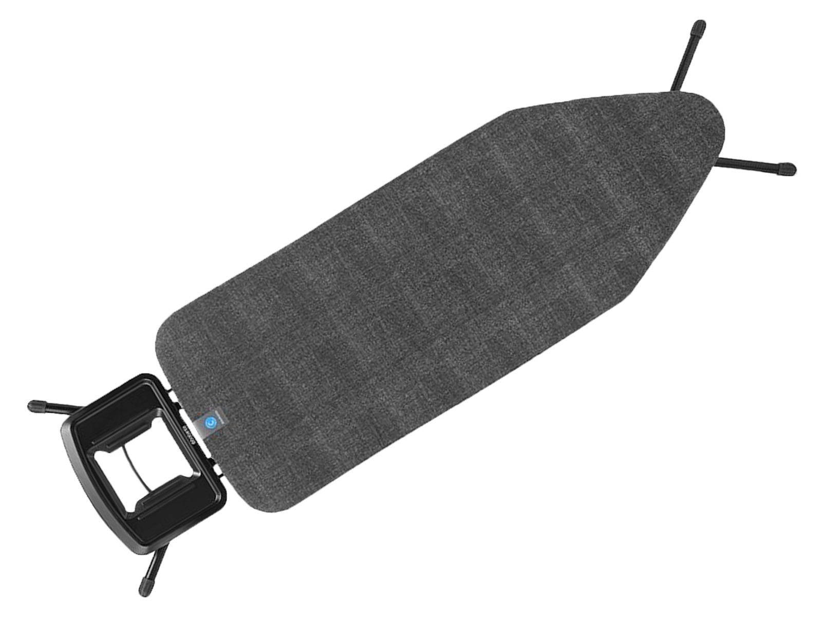 Deska do prasowania Brabantia C 124x45 Denim Black z dużą podstawką na żelazko