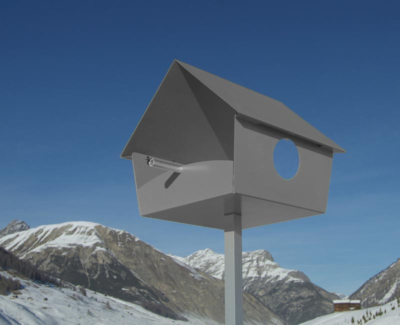 Karmnik dla ptaków Radius Piep Show XXL Silver