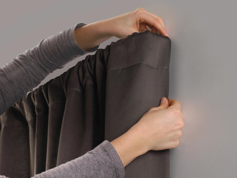 Karnisz do zasłon zaciemniających Umbra Twilight Nickel L