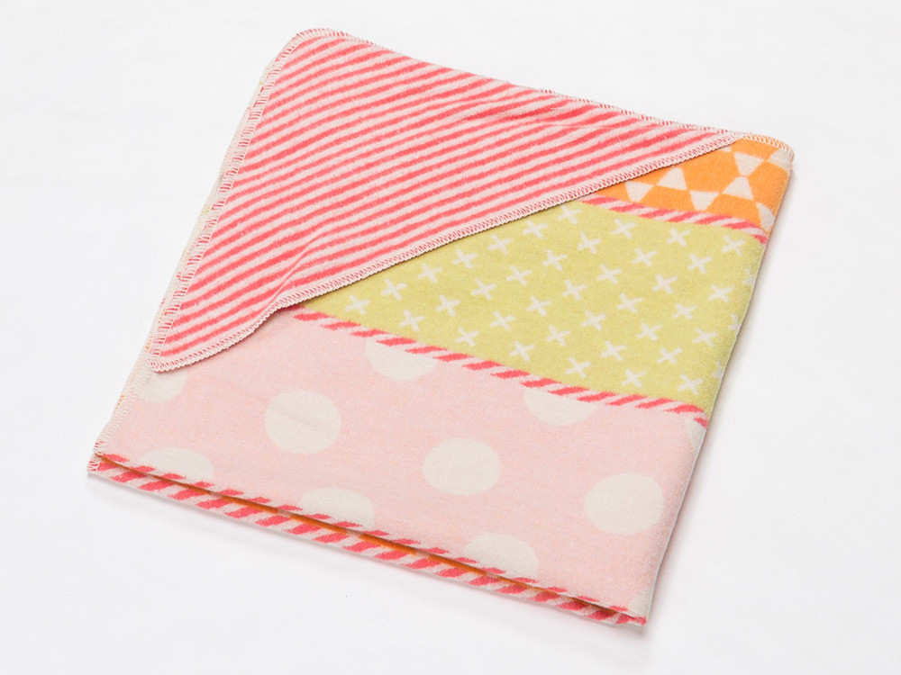 Kocyk DF Juwel Hood Classics Pink 80x80