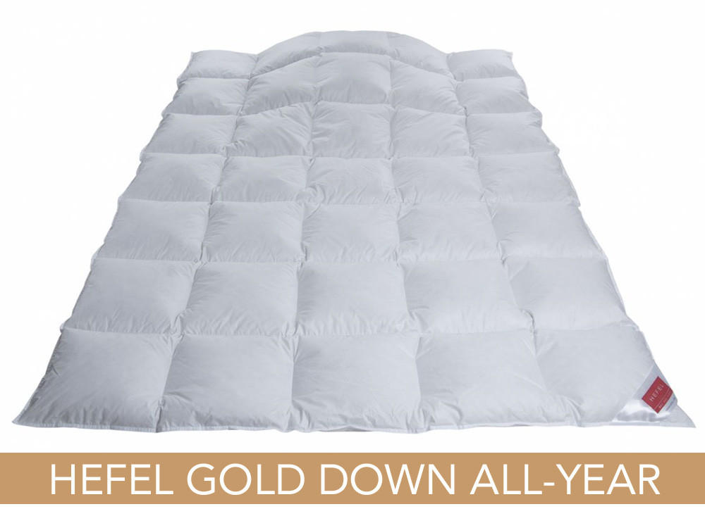 Kołdra puchowa Hefel Gold Down All-Year Light 200x220