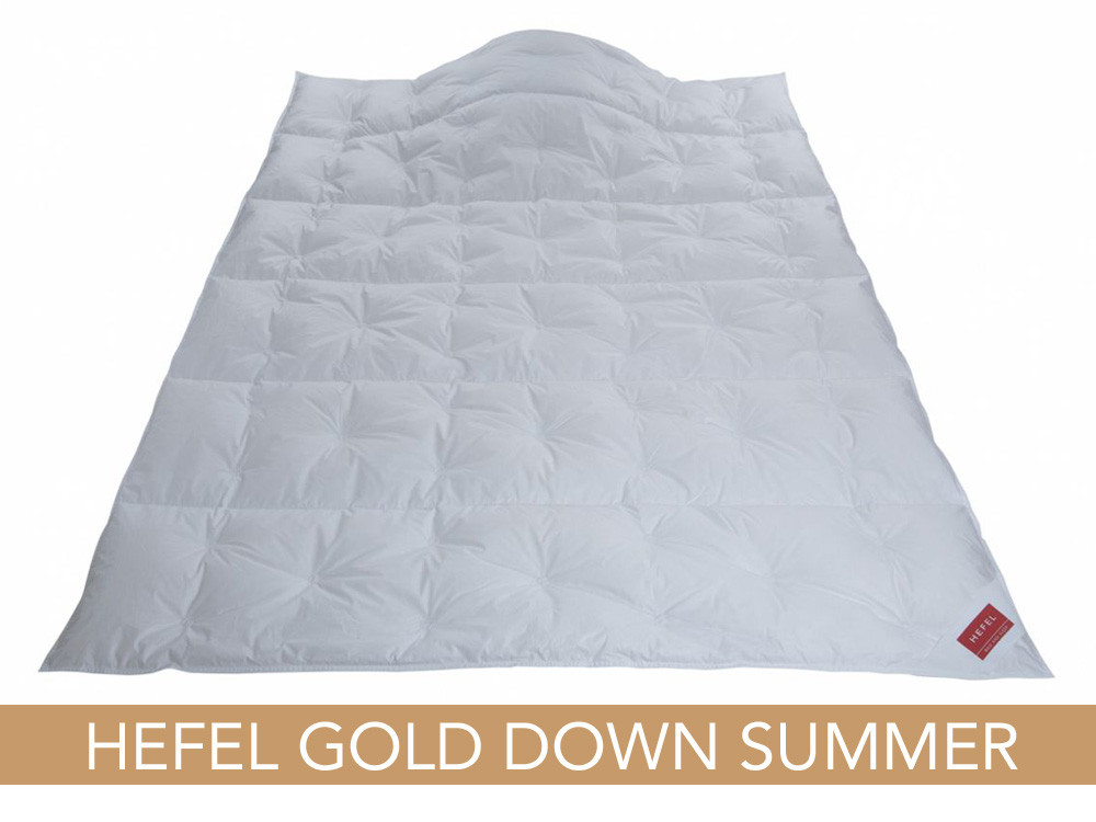 Kołdra puchowa Hefel Gold Down Summer 155x200
