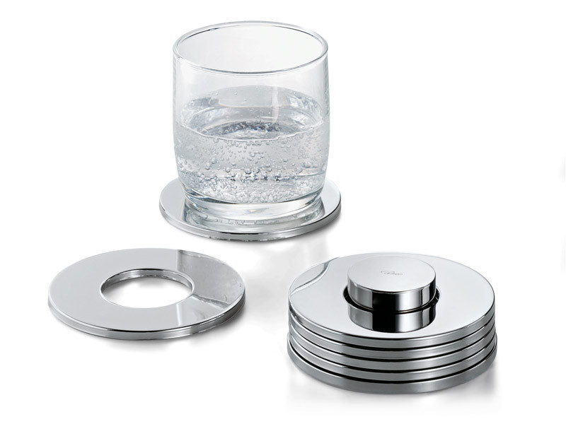 Komplet podstawek pod napoje x6 ze stojakiem Philippi Rings