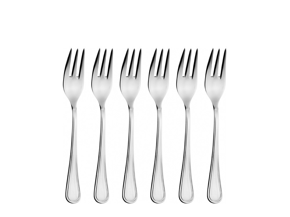 Komplet widelczyków do ciasta x6 Bugatti England