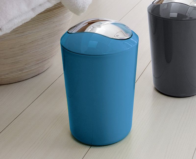 Kosz na śmieci 5L Glossy Turkus