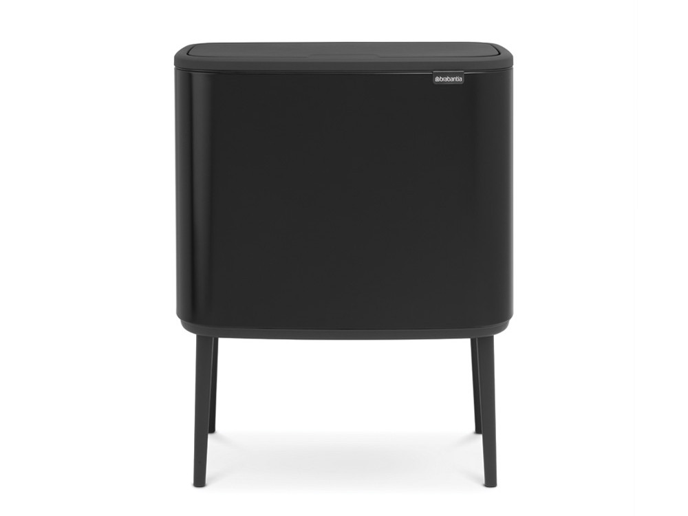 Kosz na śmieci Brabantia Bo Touch Black Matt 34L (11L+23L)