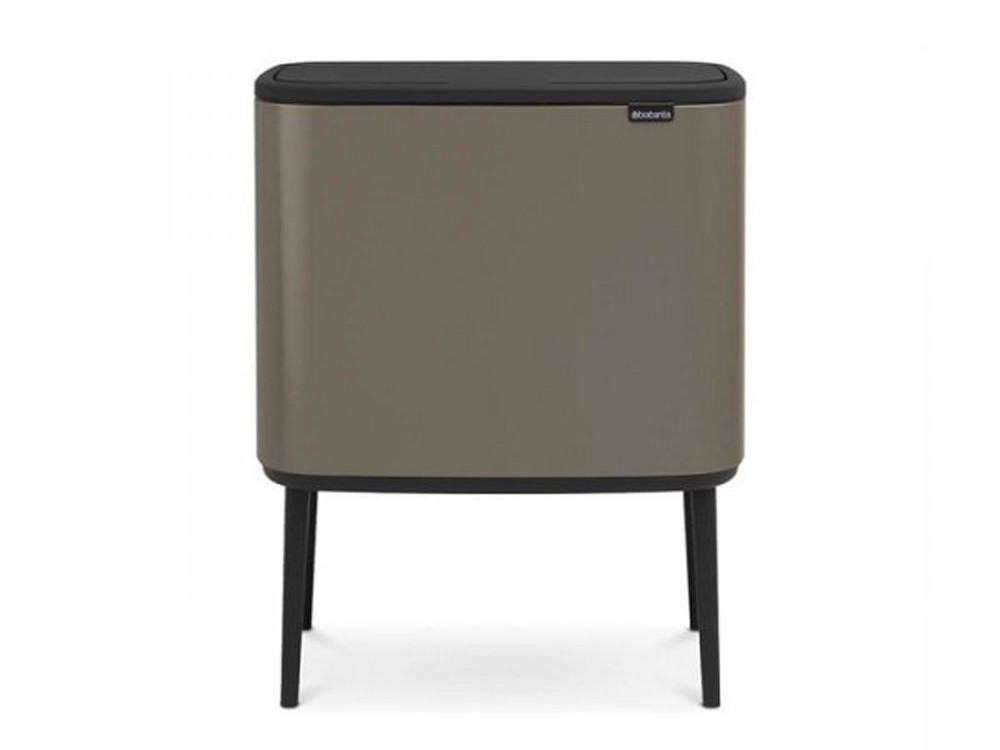 Kosz na śmieci Brabantia Bo Touch Platinum 34L (11L+23L)