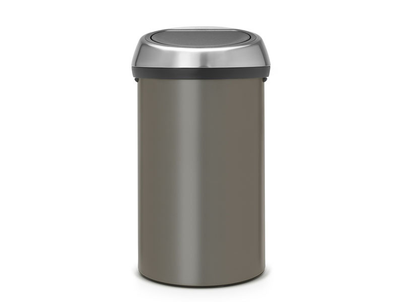 Kosz na śmieci Brabantia Touch Platinum & Steel Matt FPP 60L